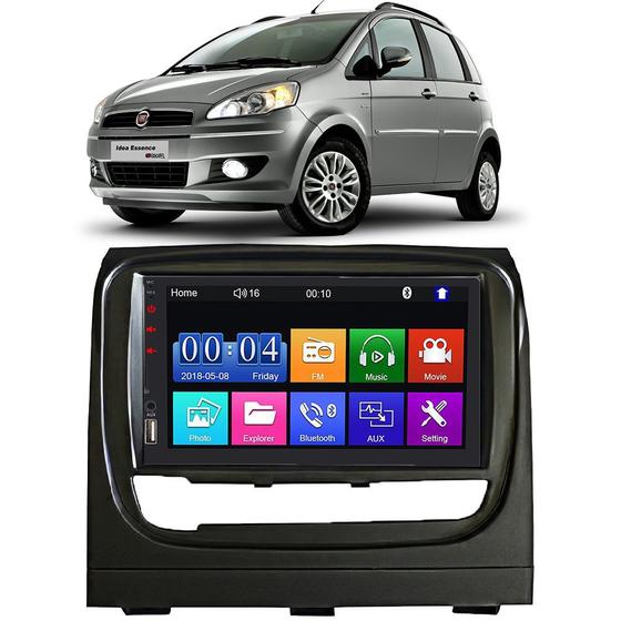 Imagem de Kit Multimídia Mp5 Idea 2013 2014 2015 2016 7 Polegadas Espelhamento Android e IOS USB SD