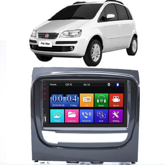Imagem de Kit Multimídia Mp5 Idea 2013 2014 2015 2016 7 Polegadas Espelhamento Android e IOS USB SD