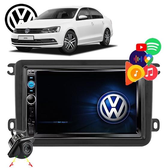 Imagem de Kit Multimidia Mp5 Moldura + Camera Ré VW Jetta 2006 a 2017