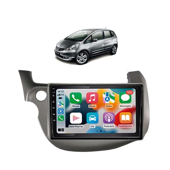 Imagem de Kit Multimídia New Fit 2009 10 11 12 13 14 9 Pol Carplay Androidauto CM9 Faaftech