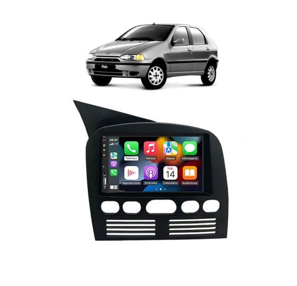 Imagem de Kit Multimídia Palio Strada Siena 1996 / 2003 CarPlay AndroidAuto 7 Pol USB BT FM - 708BR Roadstar