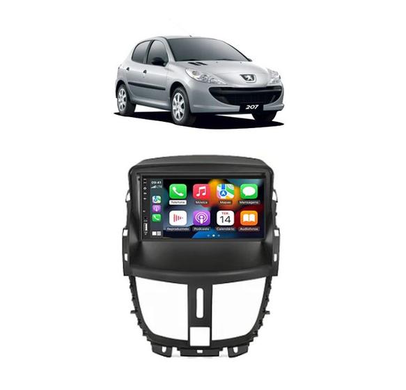 Imagem de Kit Multimídia Peugeot 207 08 / 14 CarPlay AndroidAuto 7 Pol USB Bt FM - 708BR Roadstar