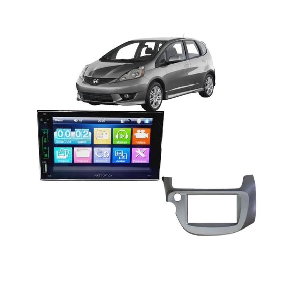 Imagem de Kit multimídia universal mp5 honda fit 2009 a 2014