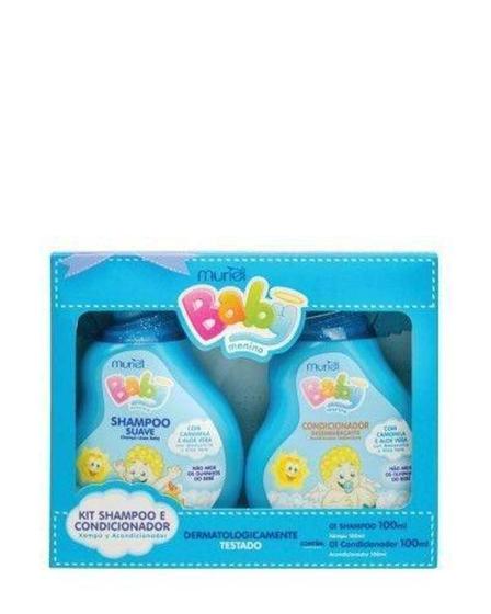 Imagem de Kit Muriel Baby Menino Shampoo 100ml+ Condicionador 100ml