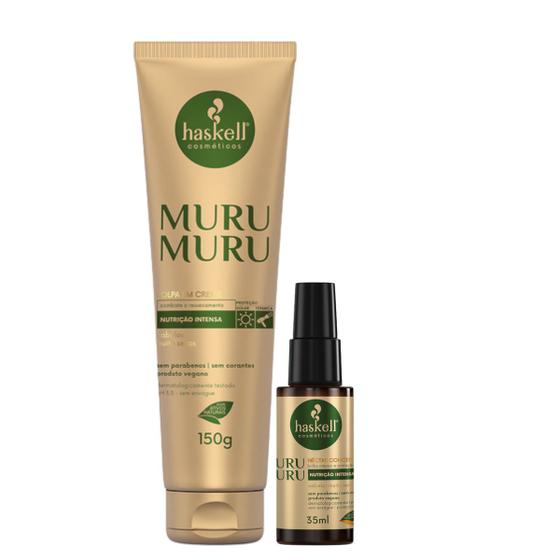 Imagem de Kit Murumuru 1 Leave in 150g 1 Nectar Concentrado 35ml Haskell