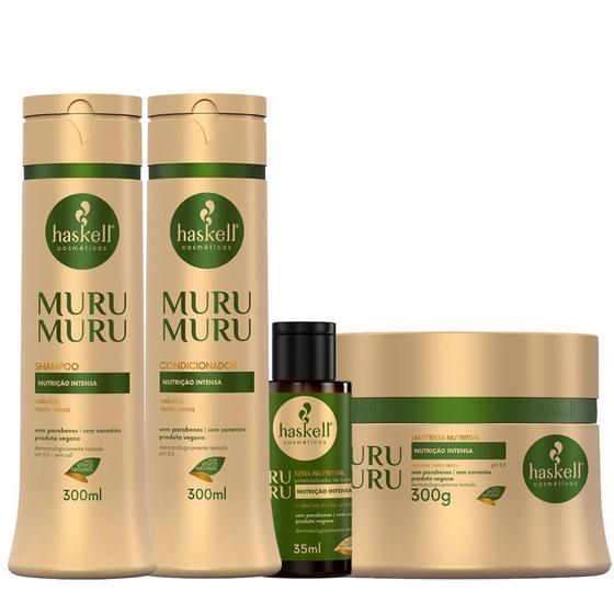 Imagem de Kit Murumuru Haskell 4 Produtos P - Seiva Nutritiva 35ml