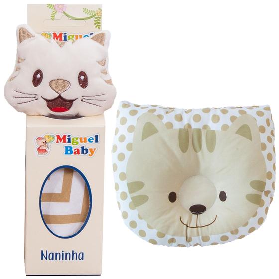 Imagem de kit Naninha + Travesseiro Anatômico Encosto de Cabeça Com Segurança