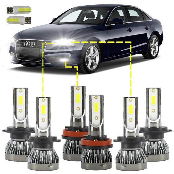 Imagem de Kit Nano Led C/Canceller Audi A4 2009/2017 22000 Lúmens