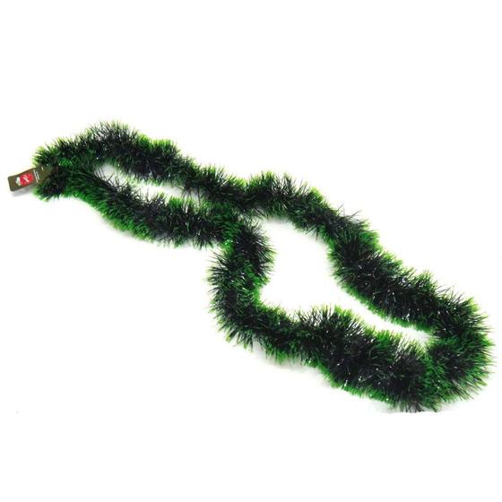 Imagem de Kit Natal 5 Festão Verde Opaco Enfeite Tam 2 m X 9 cm Decoração - Rio Master