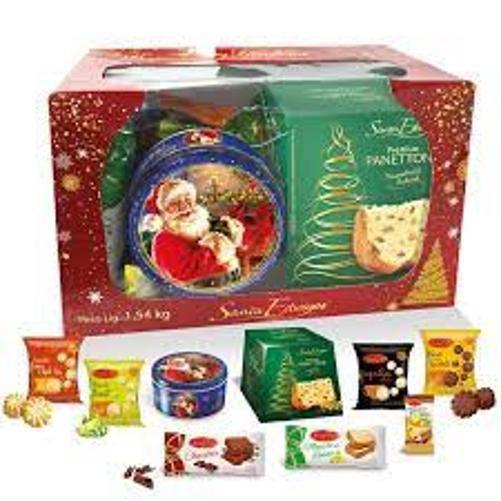 Kit Natalino Gourmet Com 9 Itens 1,54Kg Santa Edwiges Cesta de Natal Magazine Luiza