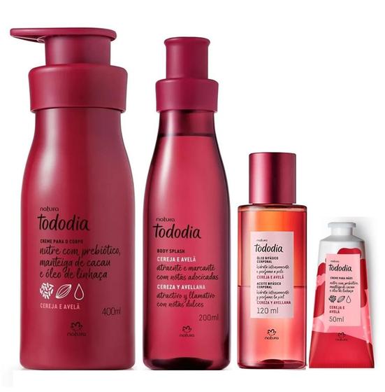 Kit natura tododia cereja e avelã - No Magalu - Magazine Luiza