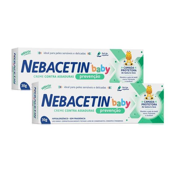 Imagem de Kit Nebacetin Baby Creme Prevenção Bg 30G