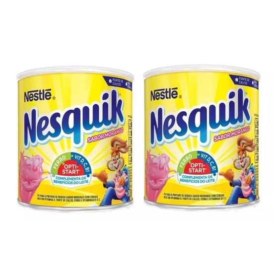 Imagem de Kit nesquik morango 380g com 2 unidades - nestle