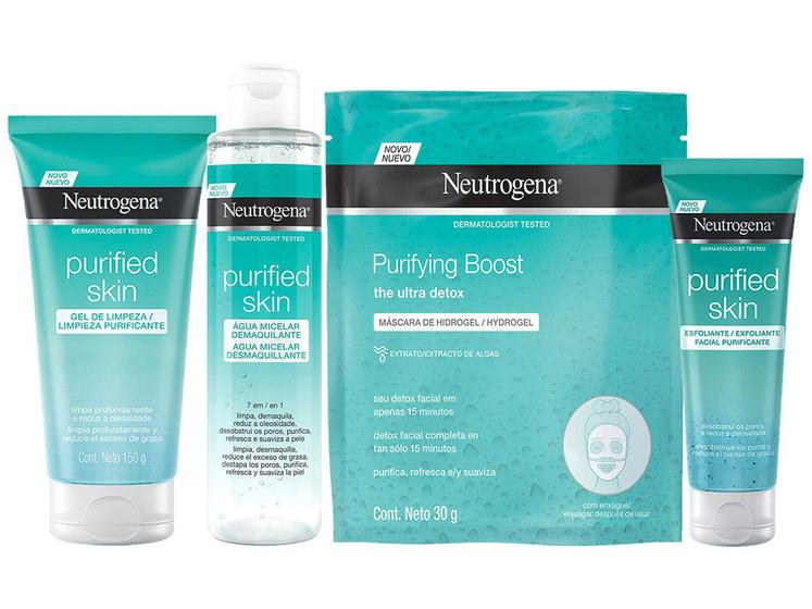 Imagem de Kit Neutrogena Água Micelar 200ml + Máscara Facial