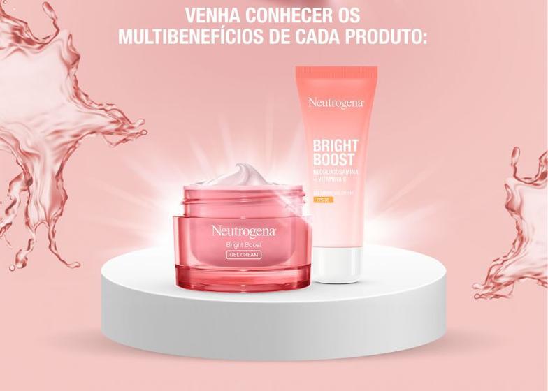 Kit Neutrogena Bright Boost Gel Creme Antissinais - Hidratante Facial ...