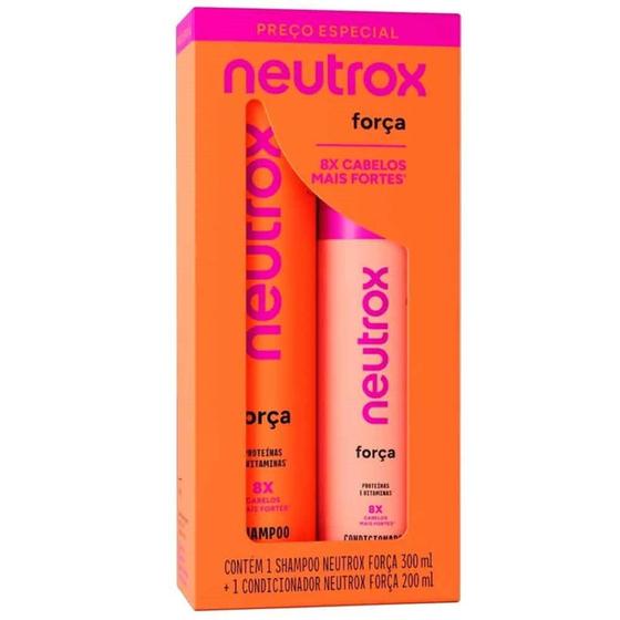 Imagem de Kit Neutrox Shampoo 300ml e Condicionador 200ml Força