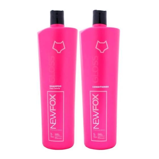 Imagem de Kit New Fox Gloss Escova Progressiva 2x1000ml