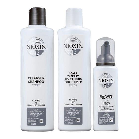 Kit Nioxin Hair System 2 Kit De Tratamento Grande 3 Produtos Menor preço em Kit Nioxin Hair System 2 Kit De Tratamento Grande 3 Produtos