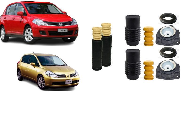 Imagem de Kit nissan tiida 08/13 livina 10/14 grand livina 10/14 dianteiro/traseiro cpl