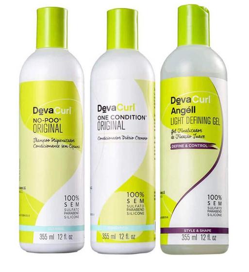 Imagem de kit No Poo + One Condition + Angell - Deva Curl 3 x 355ml