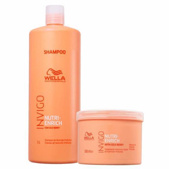 Imagem de Kit Nutri Enrich Shampoo e Máscara - Wella Professionals