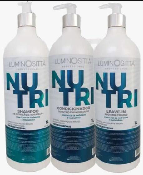 Imagem de Kit Nutri Hidratação 3 Passos De 1  L - Luminosittà