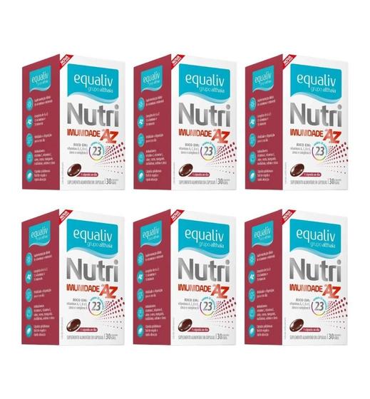 Imagem de Kit Nutri Imunidade Com 6 Unidades 30 Cápsulas Gel Cada