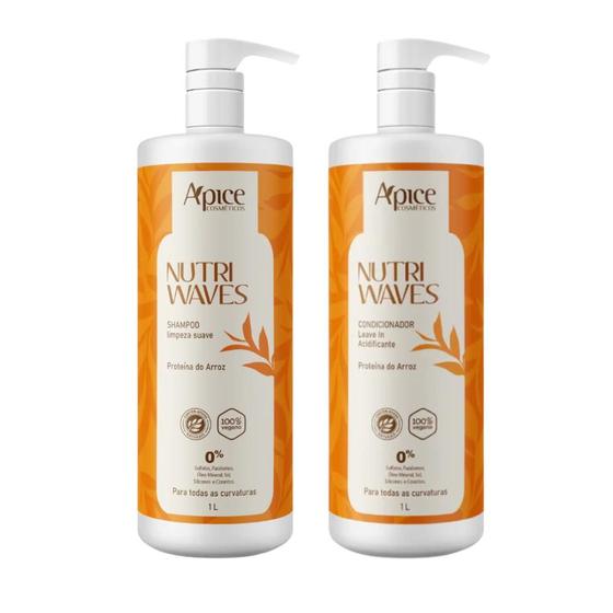 Imagem de Kit Nutri Waves Shampoo e Condicionador 1L Apse