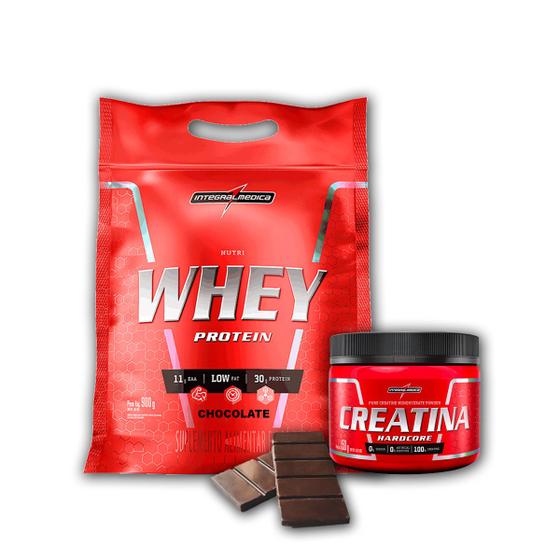 Imagem de Kit Nutri Whey 900g + Creatina 150g Pura - Integralmedica