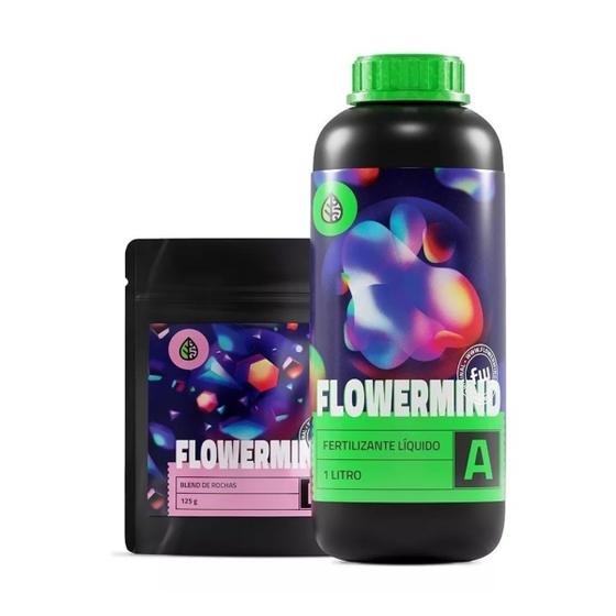 Imagem de Kit Nutrição Flowermind P 1L + 125g - Fertilizante Cultivo