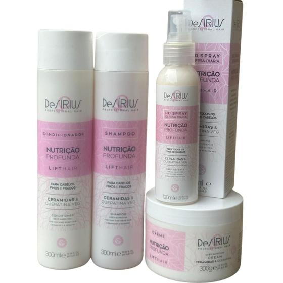Imagem de Kit Nutrição Profunda Shampoo, Cond, Mask e Ganhe Finalizador