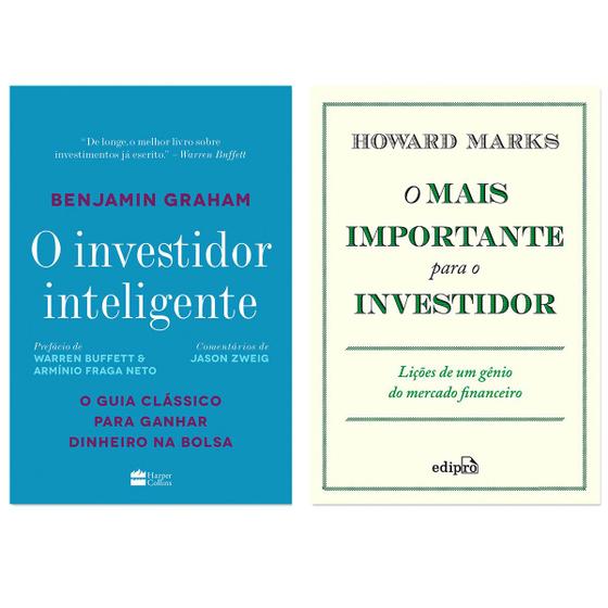 Imagem de Kit O Investidor Inteligente + O Mais Importante Para O Investidor - Exclusivo JK Livraria