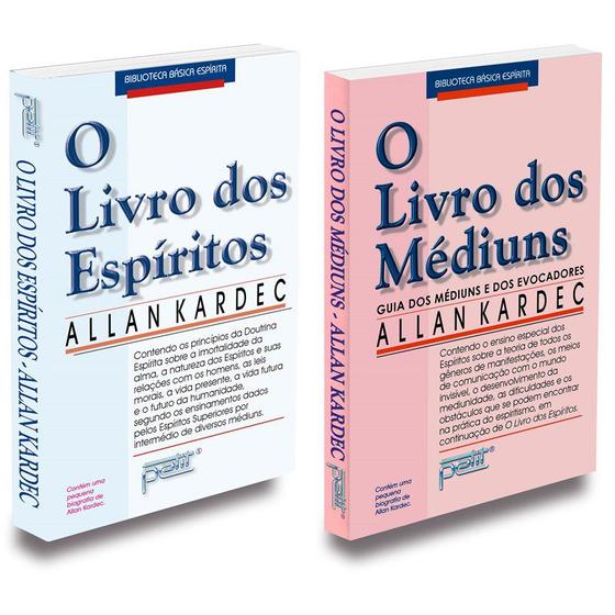 Imagem de Kit O Livro dos Espíritos + O Livro dos Médiuns