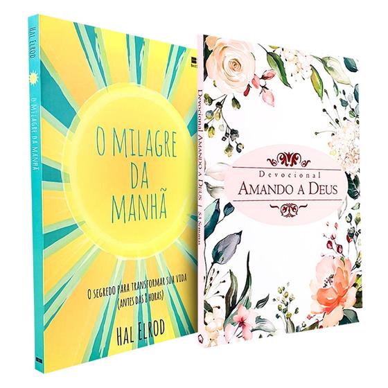 Imagem de Kit O Milagre da Manhã + Devocional Amando a Deus Flores