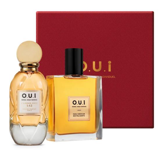 Imagem de Kit O.U.i L'Amour-Esse 142 & Rouge Luxe - Eau de Parfum, 75ml + Óleo Absoluto Revitalizante, 100ml