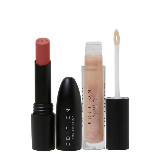 Imagem de Kit Océane Edition Nude Pink Batom e Glossy Me Glazed (2 produtos)