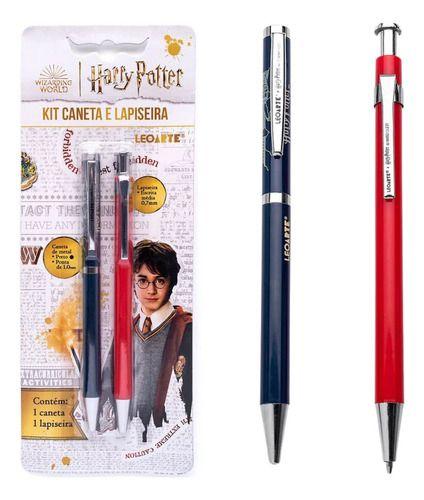 Imagem de Kit office harry potter c/1 caneta e 1 lapiseira leoarte