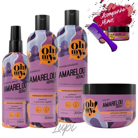 Imagem de Kit Oh My Amarelou Geral 300ml 4 Itens