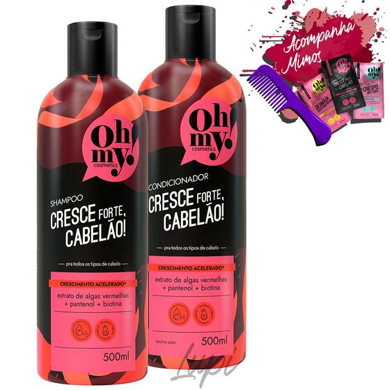 Imagem de Kit Oh My! Cresce Forte, Cabelão! 500ml 2 Itens