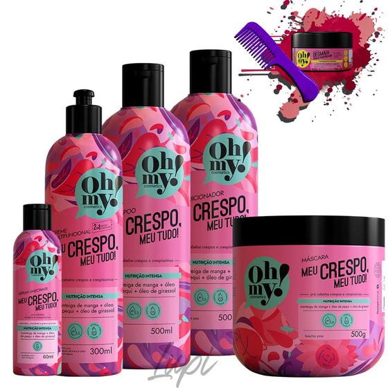 Imagem de Kit Oh My! Meu Crespo, Meu Tudo! 500ml - 5 itens