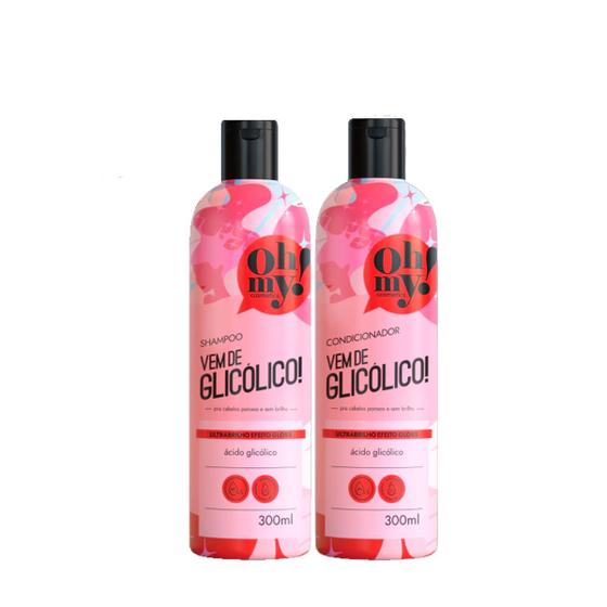 Imagem de Kit Oh My Shampoo Cond Vem de Glicólico! 300ml