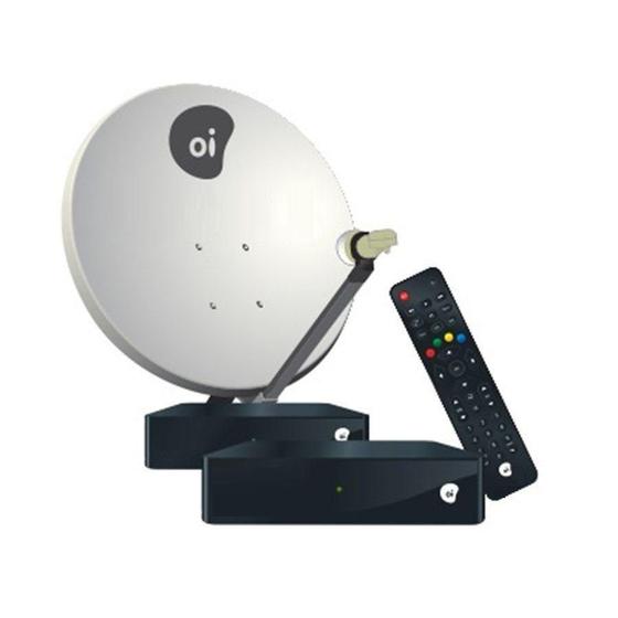 Imagem de Kit oi tv livre antena 60cm - com 2 receptores