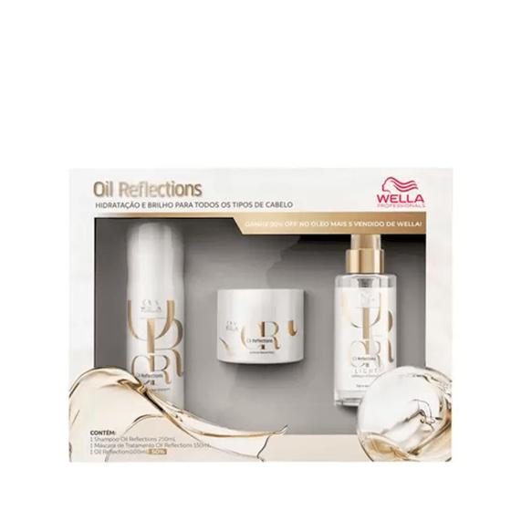 Imagem de Kit Oil Reflections Shampoo, Máscara e Óleo Light 100ml