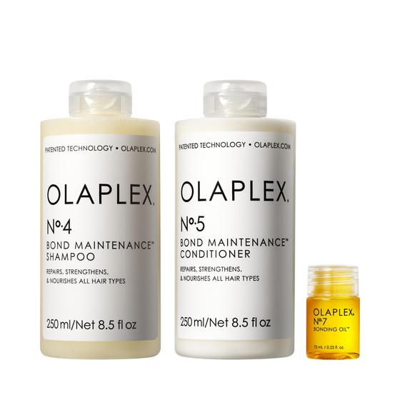 Imagem de Kit Olaplex de Lavagem e Brilho para Cabelos - Shampoo e Condicionador