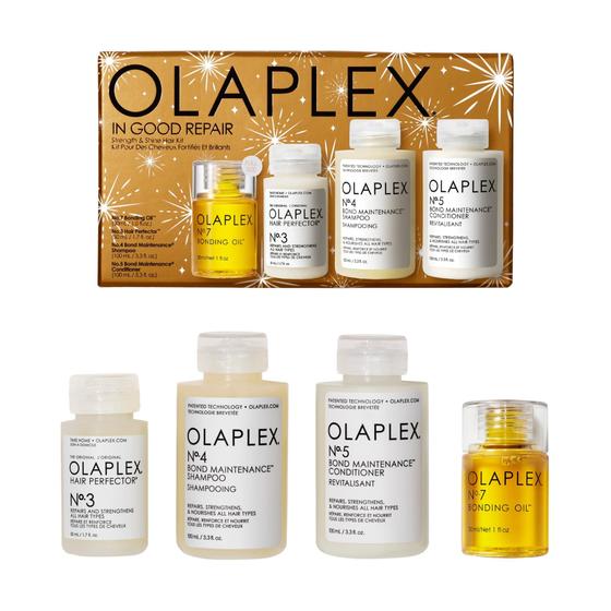 Imagem de Kit Olaplex No. 3, 4, 5 e 7 - Com Shampoo e Condicionador (In Good Repair)