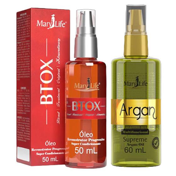 Imagem de Kit Óleo Btox 50ml + Óleo Mult Supreme Argan 60ml