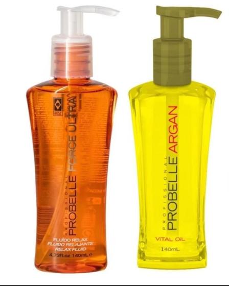 Imagem de kit Oleo de Argan 140 ml + Fluido Relax 140 ml Probelle