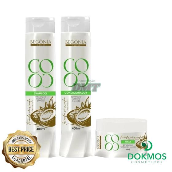 Imagem de Kit Óleo de Coco - Begônia Gold