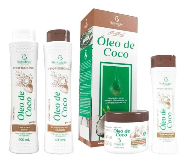 Imagem de Kit Óleo De Coco Hidratação Bio Instinto