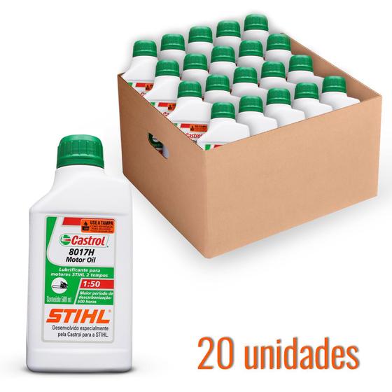 Imagem de Kit Óleo de Motor 2 T 500 ml 8017 H Stihl c/ 20 unidades